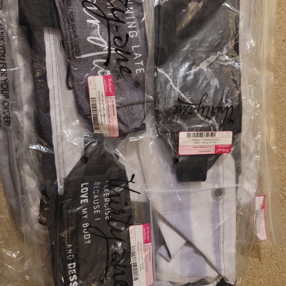 Thirty-one let's go pouches - large, medium and small